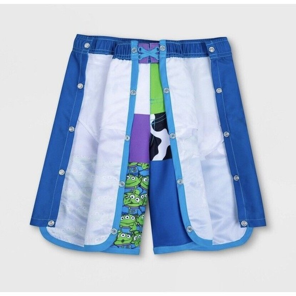 Disney Store Toy Story Adaptive Swim Trunks Size Large Kids NEW - Picture 2 of 5